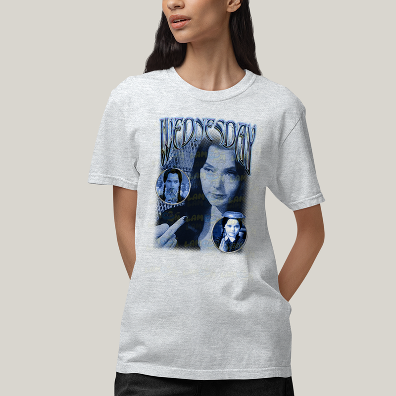 Camiseta Algodão Unissex T shirt Wandinha Retrô