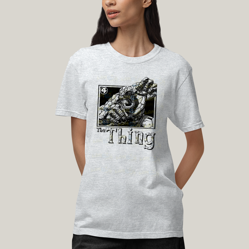 Camiseta Algodão Unissex T shirt Quarteto Fantástico The Thing