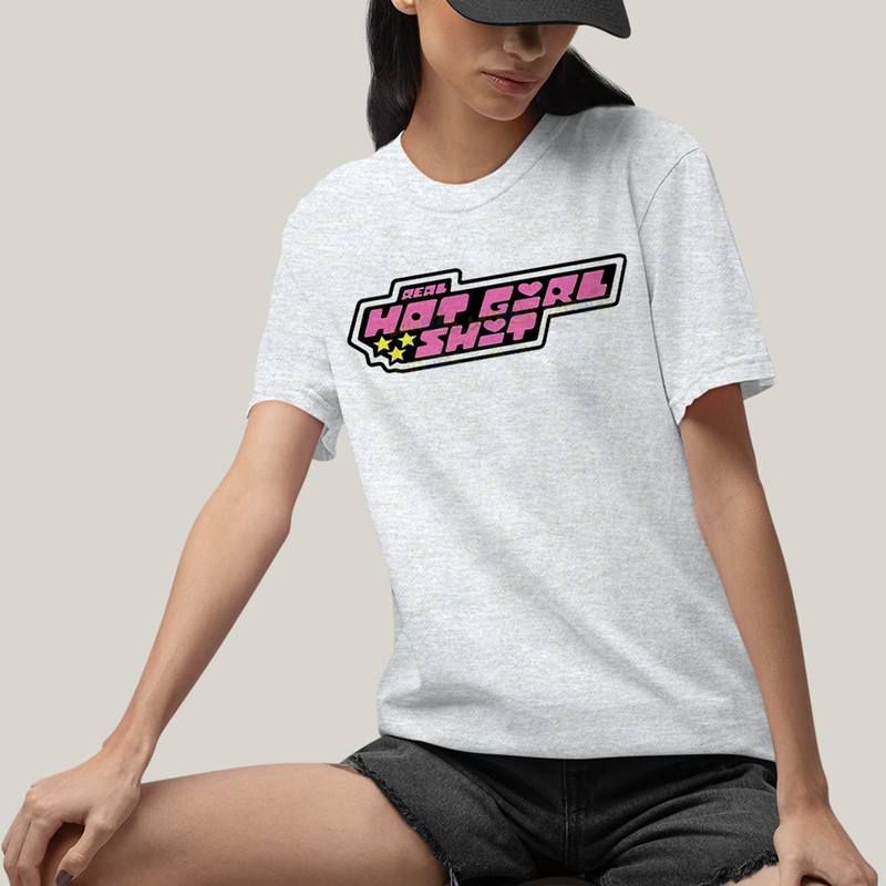 Camiseta Algodão Unissex T shirt Real Hot Girl Shit