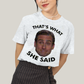 Camiseta Algodão Unissex T shirt Michael Scott Rosto The Office
