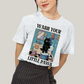 Camiseta Algodão Unissex T shirt Gatinho Lave Sua Patinhas