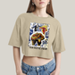 Cropped Oversized Algodão Unissex T shirt Quarteto Fantástico Era de Prata 1