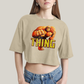 Cropped Oversized Algodão Unissex T shirt Quarteto Fantástico Thing Coisa