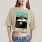 Cropped Oversized Algodão Unissex T shirt Quarteto Fantástico Primeiros Passos The Thing O Coisa