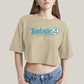 Cropped Oversized Algodão Unissex T shirt The Fantastic Four First Steps