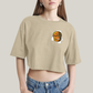 Cropped Oversized Algodão Unissex T shirt Quarteto Fantástico Logo Coisa