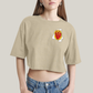Cropped Oversized Algodão Unissex T shirt Quarteto Fantástico Logo Tocha Humana