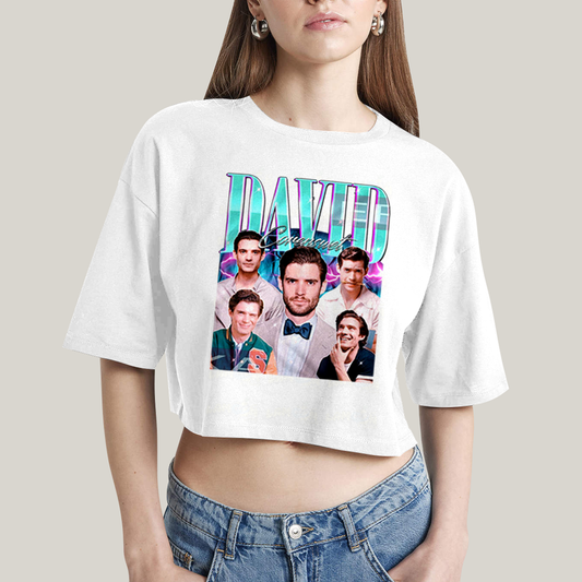 Cropped Oversized Algodão Unissex T shirt Superman David Corenswet