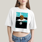 Cropped Oversized Algodão Unissex T shirt Quarteto Fantástico Primeiros Passos The Thing O Coisa