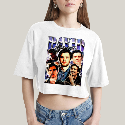 Cropped Oversized Algodão Unissex T shirt Superman David Corenswet 3