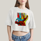 Cropped Oversized Algodão Unissex T shirt Quarteto Fantástico Era de Prata 2