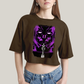 Cropped Oversized Algodão Unissex T shirt Quarteto Fantástico Galactus & Surfista Prateado