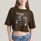 Cropped Oversized Algodão Unissex T shirt The Fantastic Four First Family