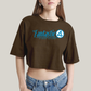 Cropped Oversized Algodão Unissex T shirt The Fantastic Four First Steps