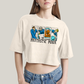 Cropped Oversized Algodão Unissex T shirt Quarteto Fantástico Era de Prata