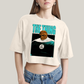 Cropped Oversized Algodão Unissex T shirt Quarteto Fantástico Primeiros Passos The Thing O Coisa
