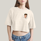 Cropped Oversized Algodão Unissex T shirt Quarteto Fantástico Logo Sr Fantástico