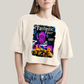 Cropped Oversized Algodão Unissex T shirt Quarteto Fantástico vs Galactus Capa de HQ