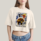 Cropped Oversized Algodão Unissex T shirt Quarteto Fantástico Era de Prata 1