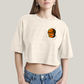 Cropped Oversized Algodão Unissex T shirt Quarteto Fantástico Logo Coisa