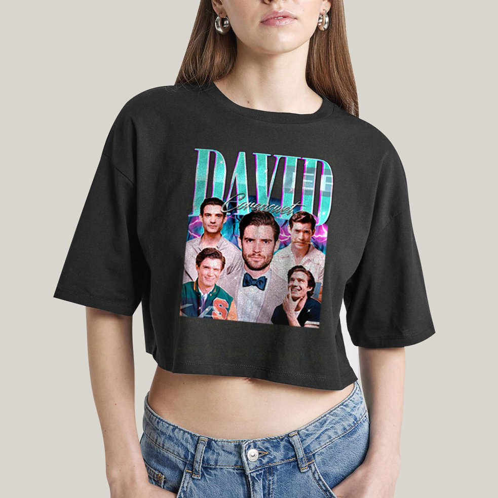 Cropped Oversized Algodão Unissex T shirt Superman David Corenswet