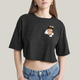 Cropped Oversized Algodão Unissex T shirt Quarteto Fantástico Logo Sr Fantástico
