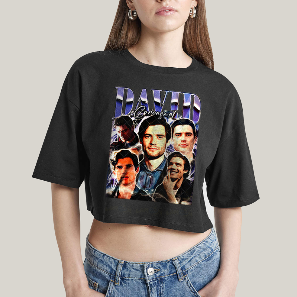 Cropped Oversized Algodão Unissex T shirt Superman David Corenswet 3