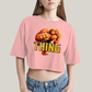 Cropped Oversized Algodão Unissex T shirt Quarteto Fantástico Thing Coisa