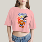 Cropped Oversized Algodão Unissex T shirt Quarteto Fantástico