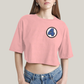 Cropped Oversized Algodão Unissex T shirt Quarteto Fantástico Logo Clássica