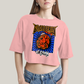 Cropped Oversized Algodão Unissex T shirt Quarteto Fantástico Punho do Coisa