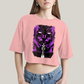 Cropped Oversized Algodão Unissex T shirt Quarteto Fantástico Galactus & Surfista Prateado