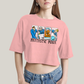 Cropped Oversized Algodão Unissex T shirt Quarteto Fantástico Era de Prata