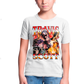 Camiseta Infantil Algodão Travis Scott Red