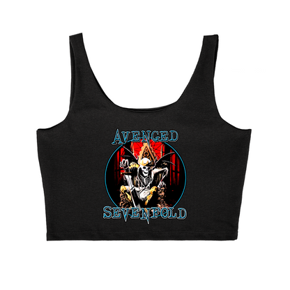 Cropped Cavado Avenged Seven Fold Caveira King