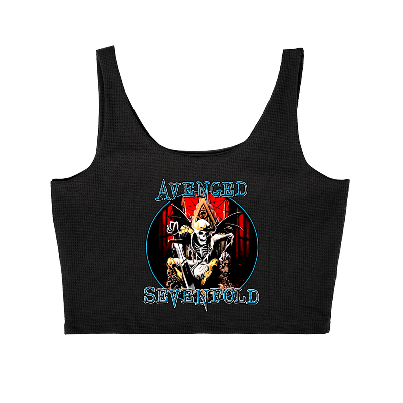 Cropped Cavado Avenged Seven Fold Caveira King