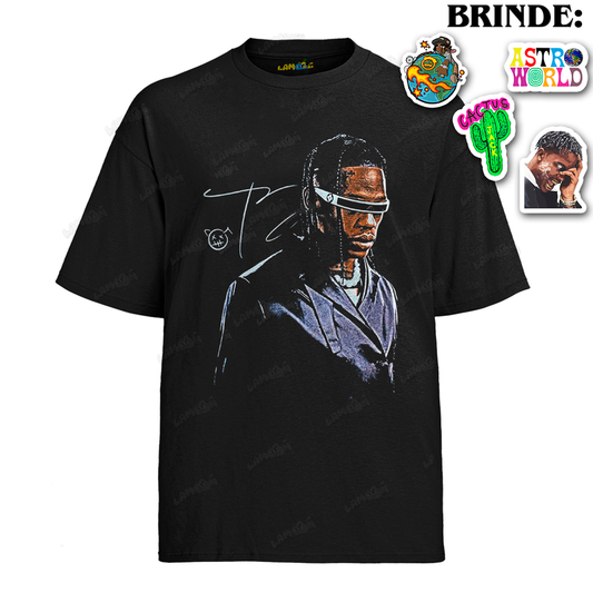 Camiseta Algodão Travis Scott Ciclope