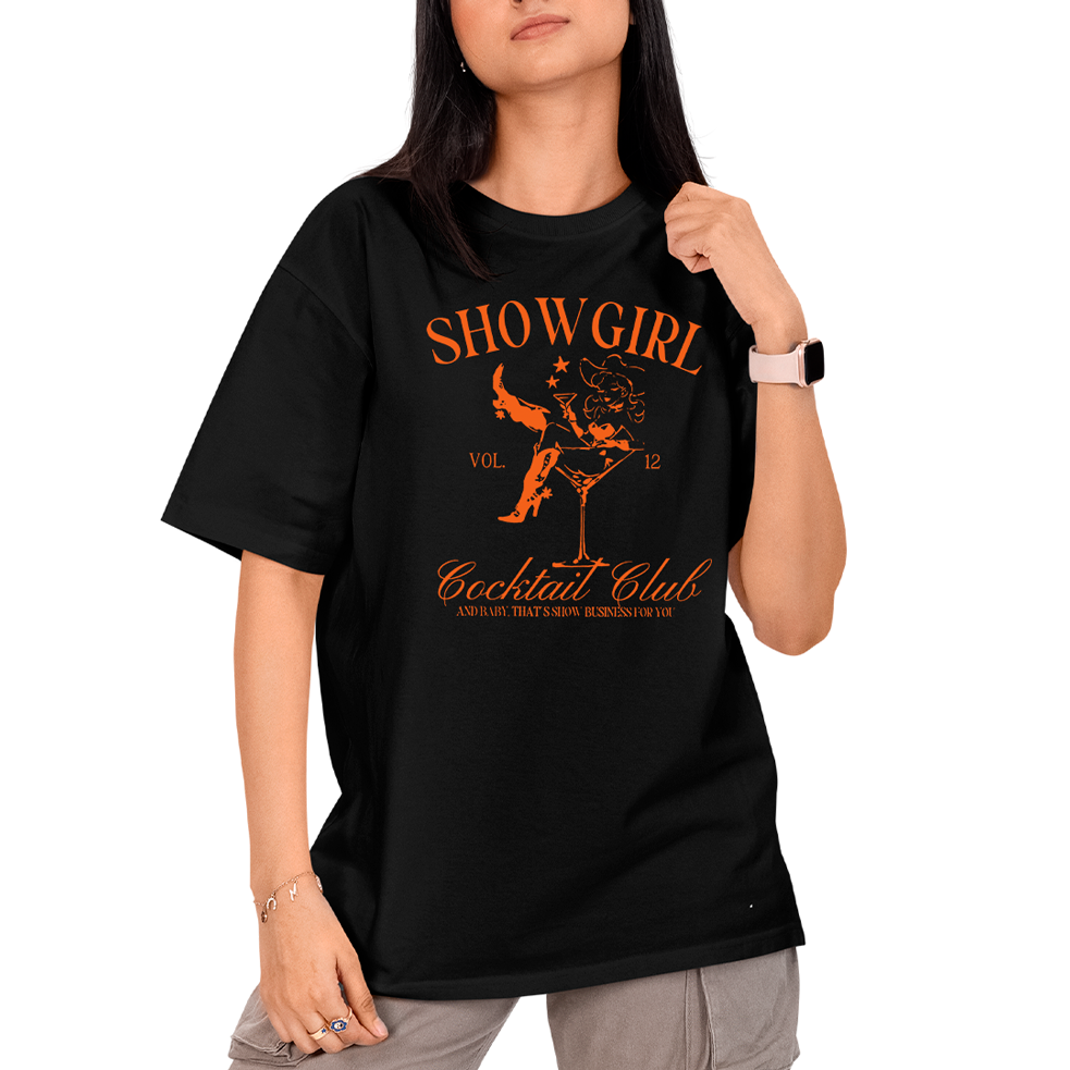 Camiseta Algodão Taylor Swift Showgirl Fire FC