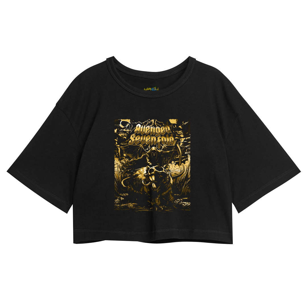 Cropped Oversized Avenged Seven Fold Cavaleiro FC