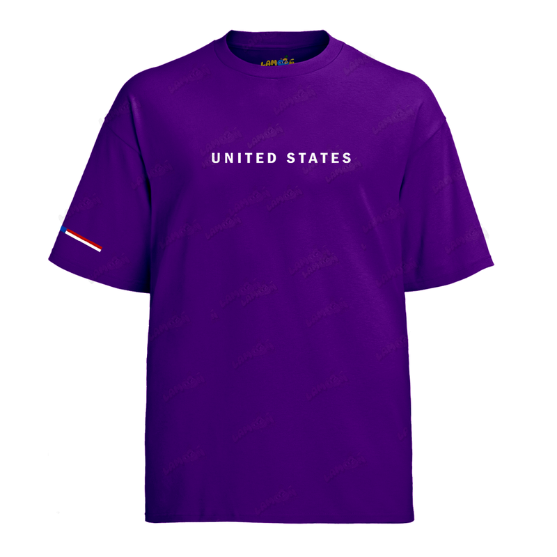 Camiseta Algodão United States PQ