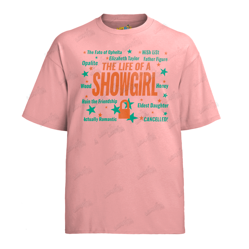 Camiseta Algodão Taylor Swift The Life of a Showgirl