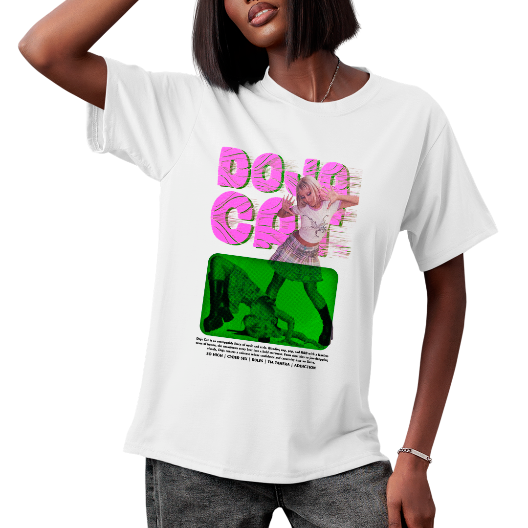 Camiseta Algodão Doja Cat So High Cyber Sex