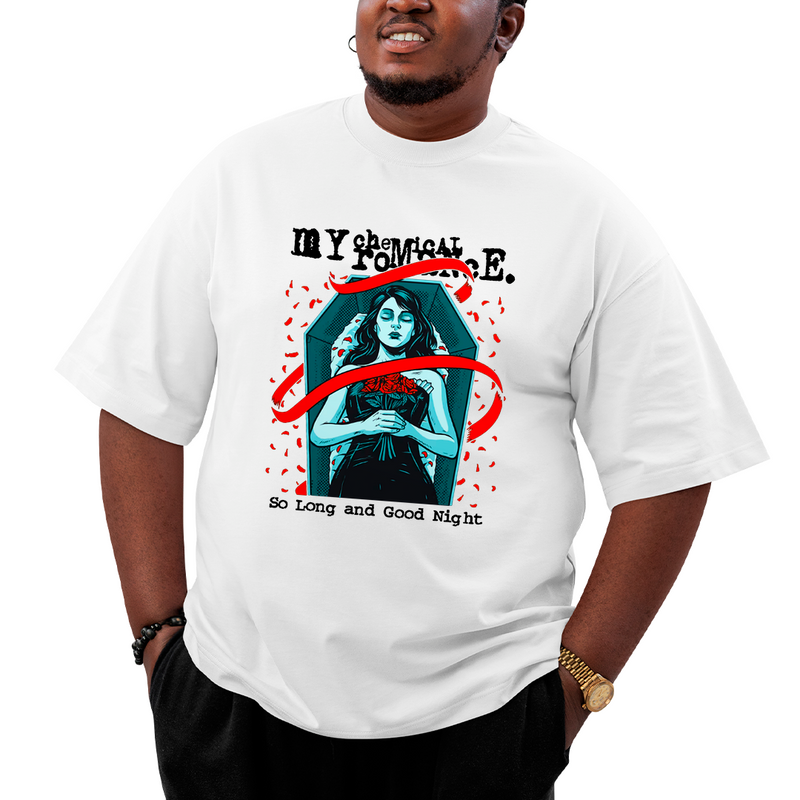 Camiseta Plus Size My Chemical Romance Long And Good Night