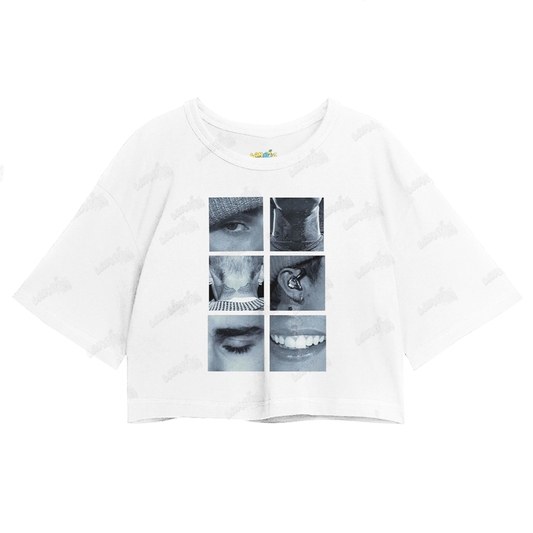 Cropped Oversized Algodão Justin Bieber 1994 PB