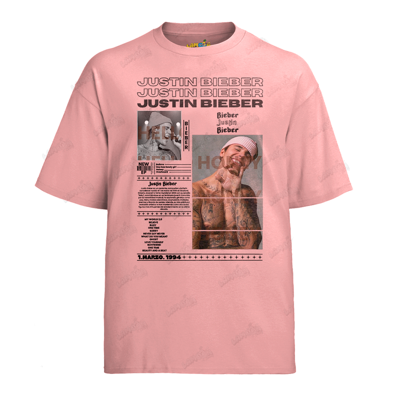 Camiseta Algodão Justin Bieber New Ep