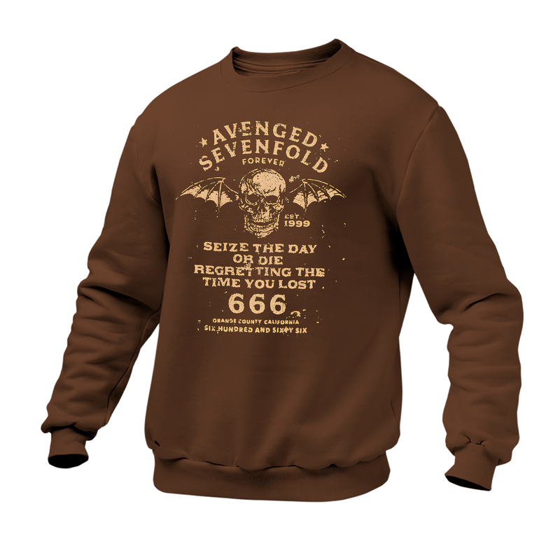 Moletom Gola Redonda Avenged Seven Fold 666