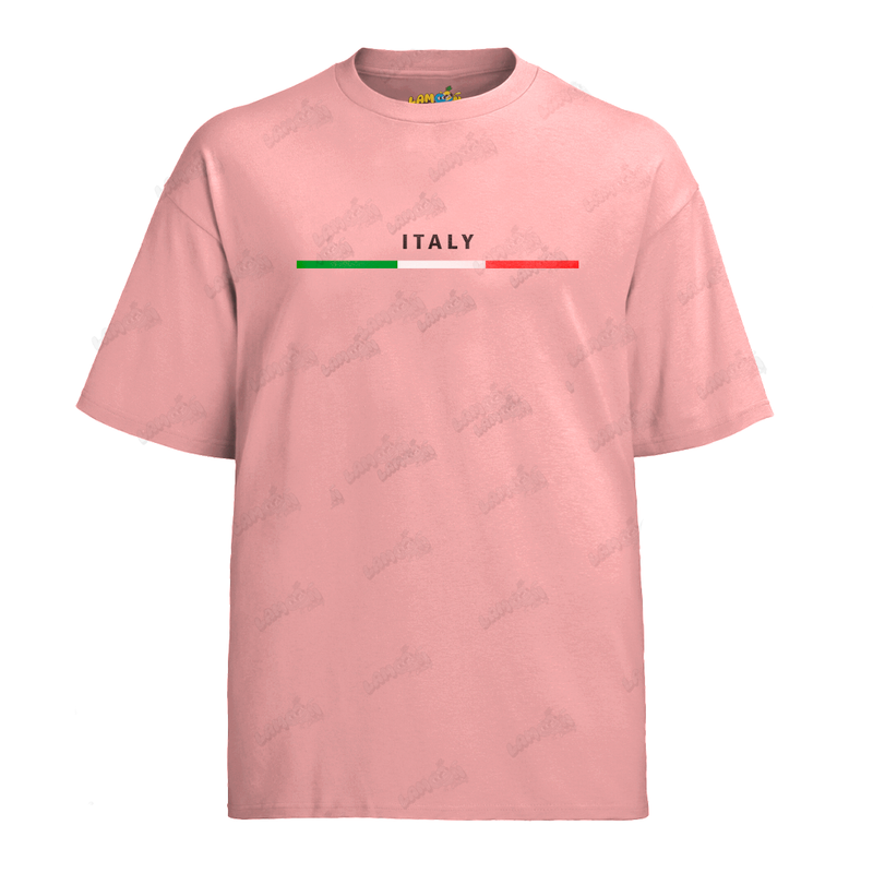 Camiseta Algodão Italy Bandeira PQ