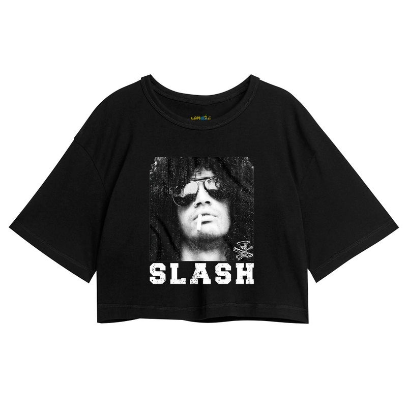 Cropped Oversized Roses Banda Slash Vintage Cigarrete