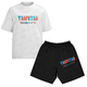 Kit Camiseta e Bermuda Tactel Trapstar