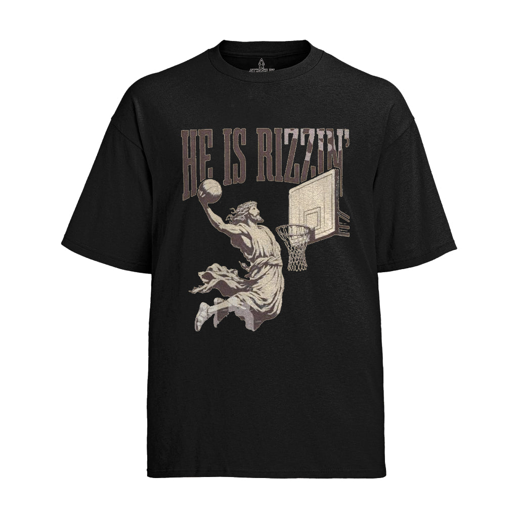 Camiseta Graphic Tee Tshirt Jesus Cristo Jogando Basquete